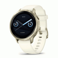 Venu 4 - 41 mm Lunar Gold with Bone Silicone Band - 010-03013-00 - Garmin